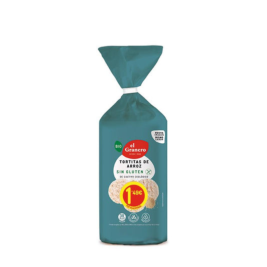 Promo Tortitas de Arroz Sin Gluten El Granero, 100 g