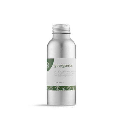 Enjuague Bucal con Aceite de Coco y Árbol del té Georganics