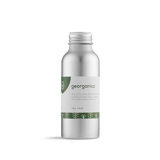 Enjuague Bucal con Aceite de Coco y Árbol del té Georganics