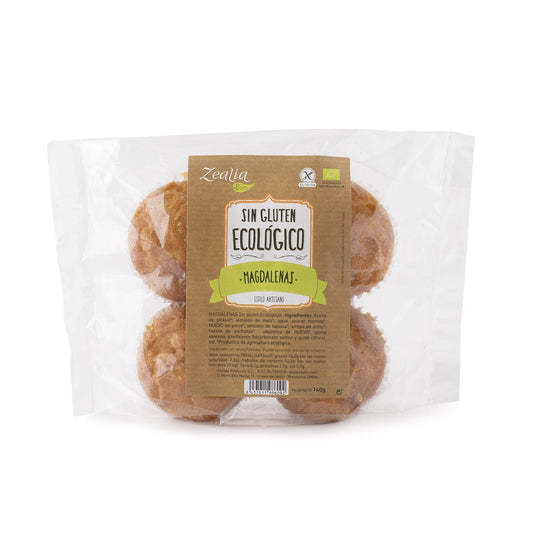 Magdalenas 4ud BIO Sin Gluten Zealia 140 gr