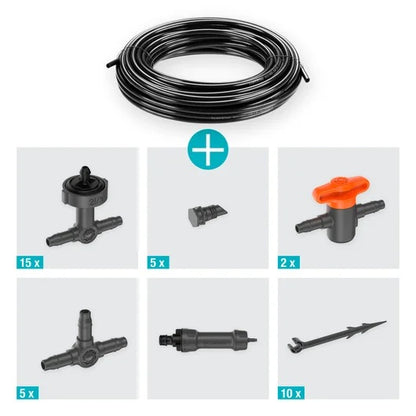 Set de Riego por goteo para balcones (15 plantas) Microdripsystem Gardena