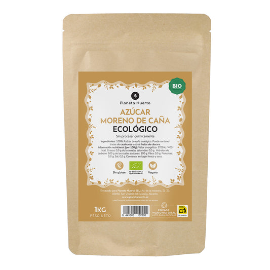 Azúcar moreno de caña ECO Planeta Huerto 1kg