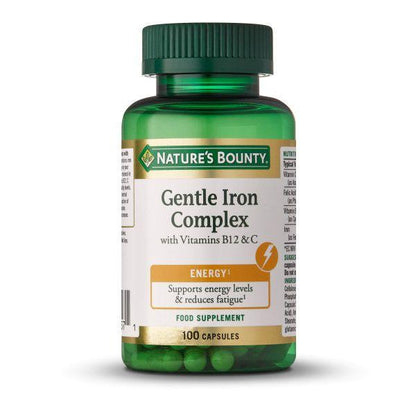 Hierro gentle complex con Vitamina C y B12 100caps Nature's Bounty