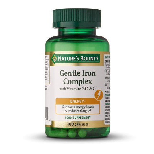 Hierro gentle complex con Vitamina C y B12 100caps Nature's Bounty