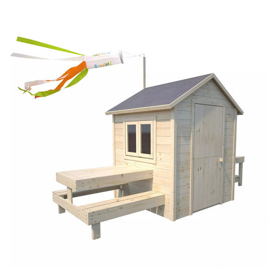 Casita infantil de madera Blanche Soulet
