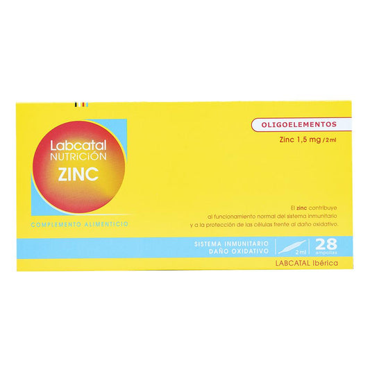 ZINC 18 28X2ML AMPOLLAS LABCATAL