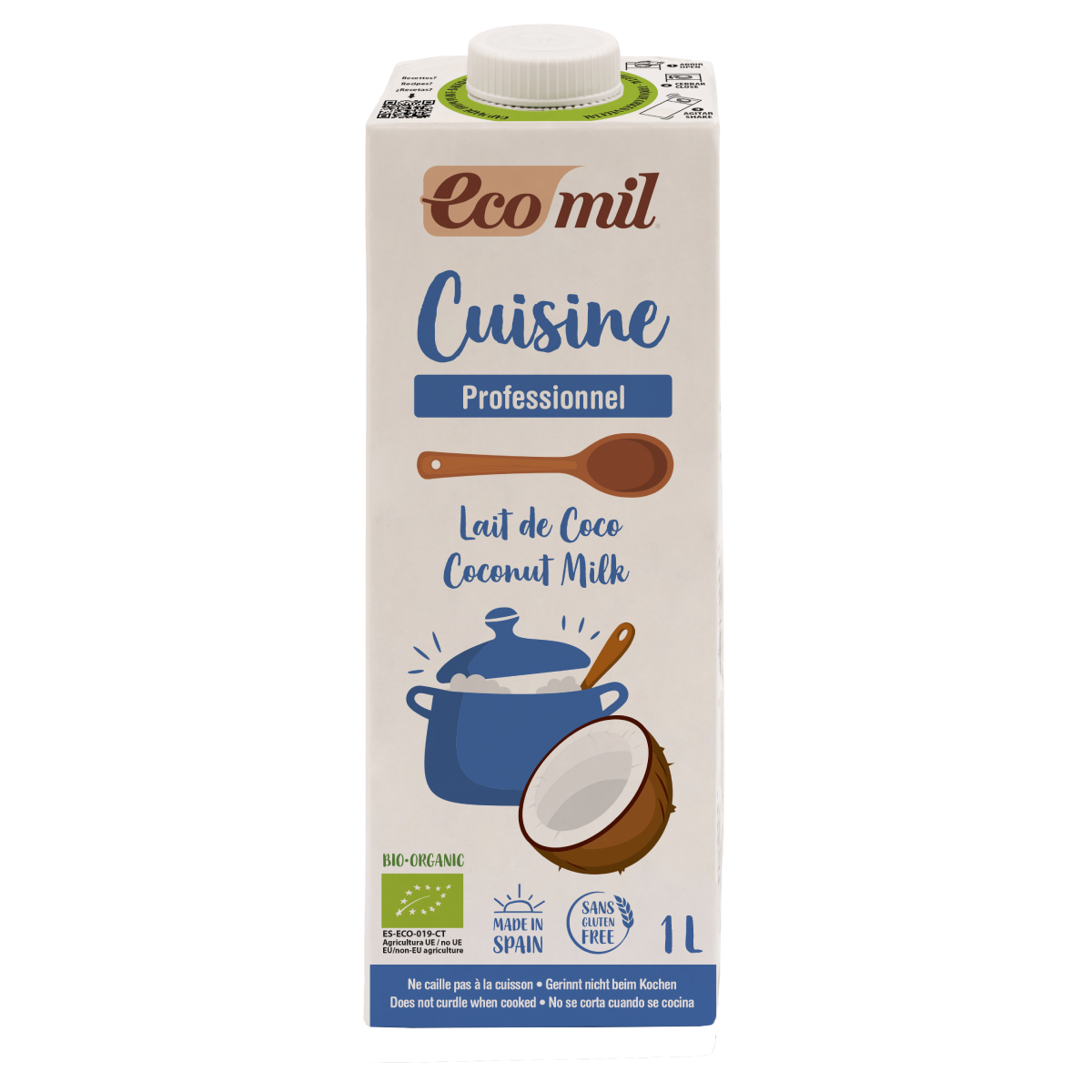 Leche de Coco Cuisine Ecomil 1L