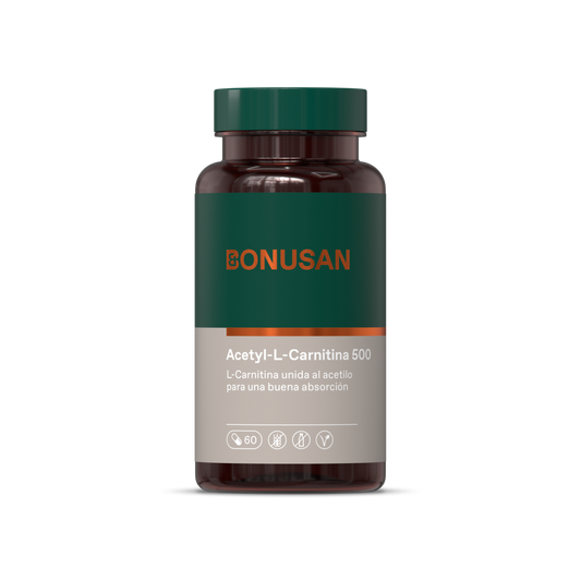 Acetil- L- Carnitina 500 Mg 60 Vcaps Bonusan
