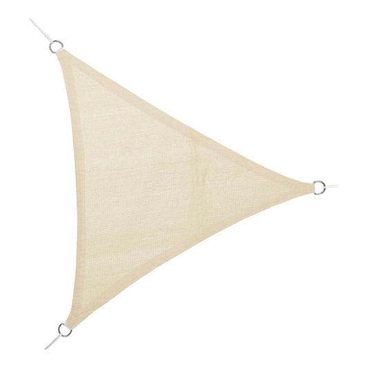 Toldo Vela 150Gr. (Hdpe) Triangular Beige 5X5X5 M Faura