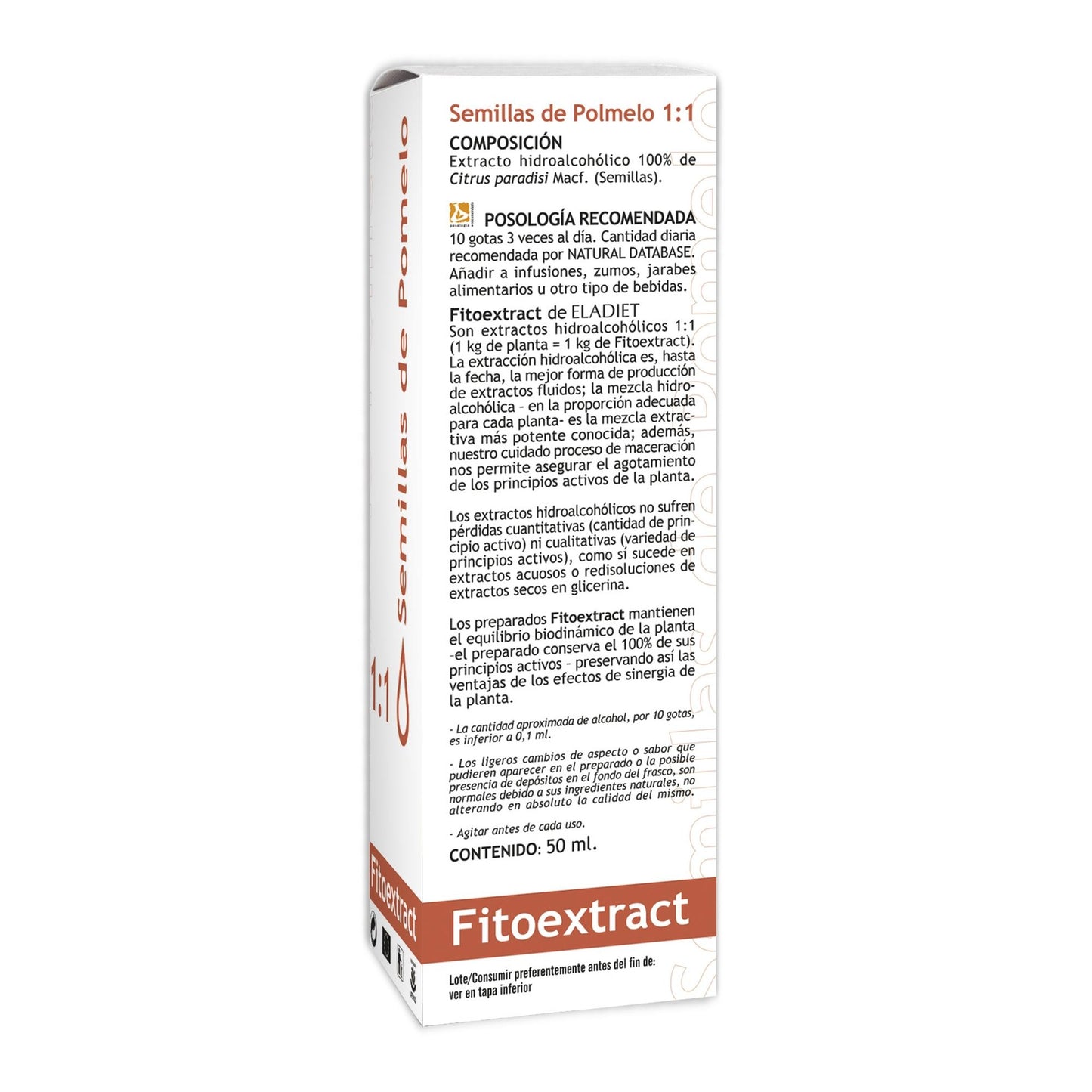 Fitoextract Semillas Pomelo Eladiet 50 ml