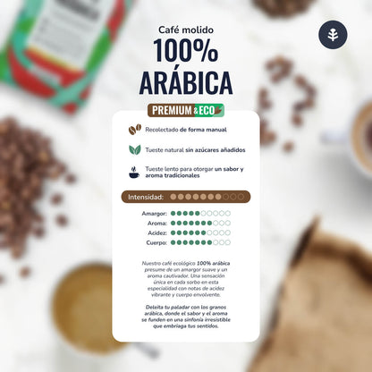 Café molido Eco 100% Arábica Planeta Huerto 250 g