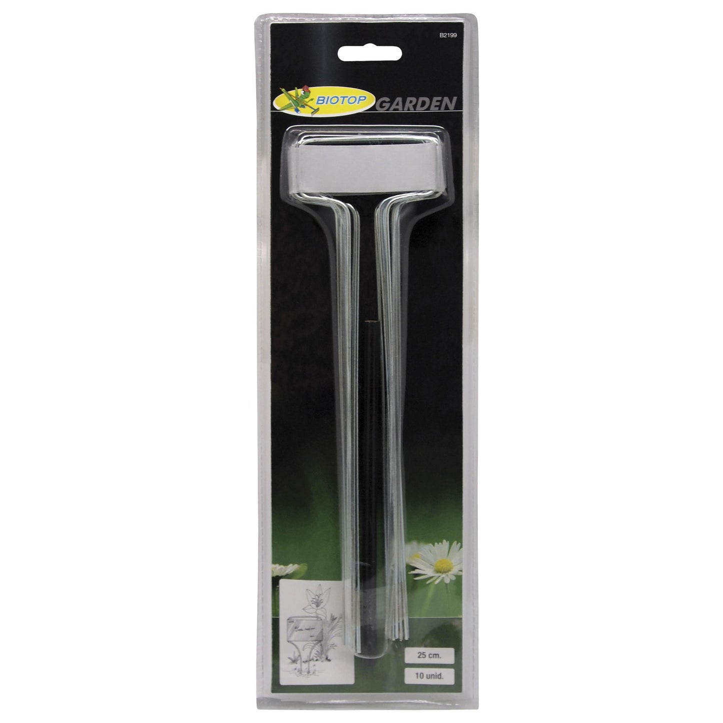 Etiquetas zinc 25 cm, 10 unidades