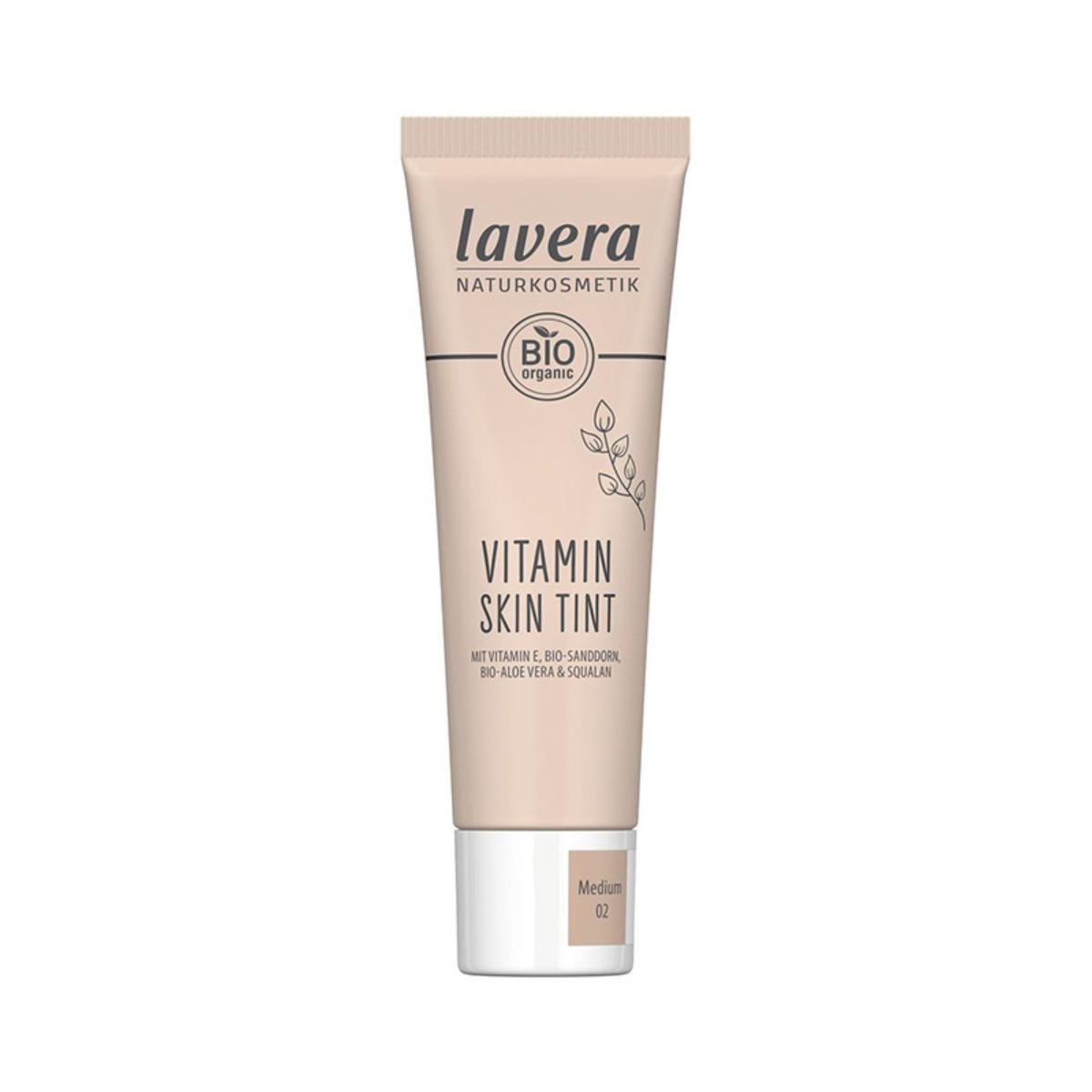 Crema color vitamin skin - 02 medium, Lavera 30 ml