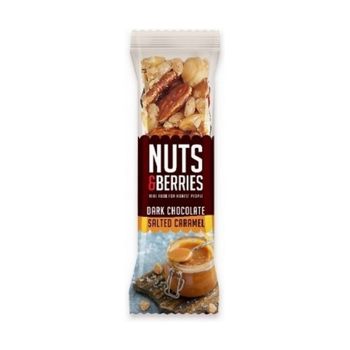 Barrita Chocolate con Caramelo y toque sal Nuts&Berries 40g