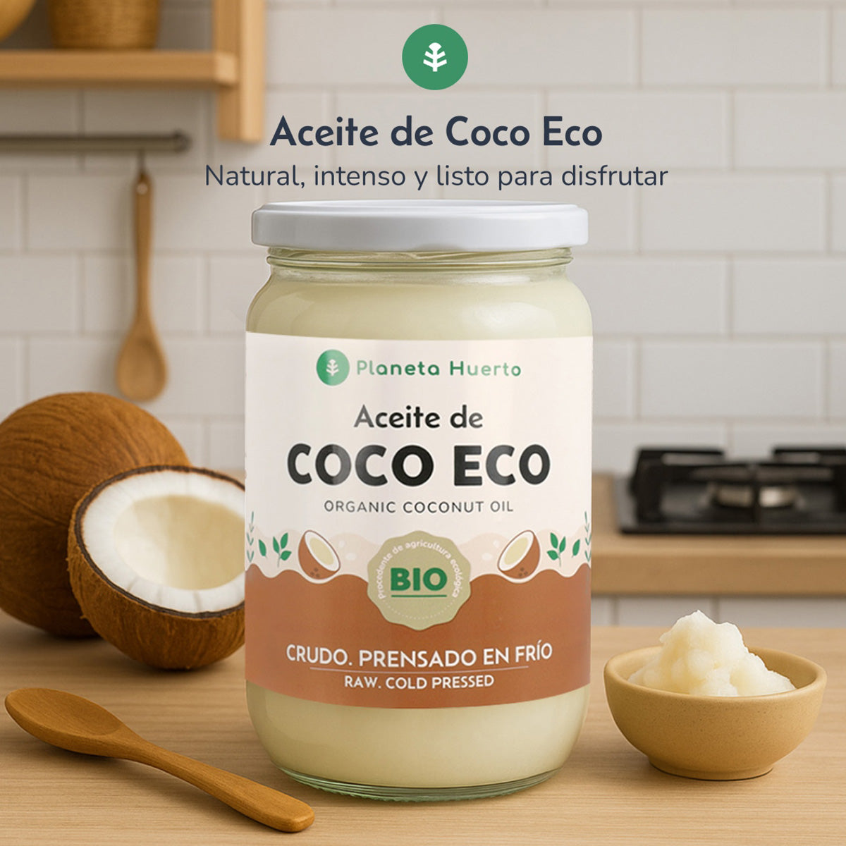 Aceite de coco ECO Planeta Huerto 860 ml