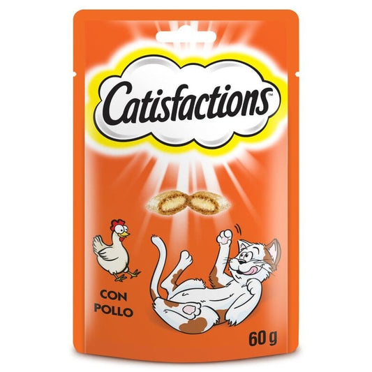 Catisfactions Premios con pollo para gatos 60 g