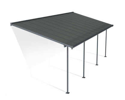 Pérgola adosada Capri 299x735 cm gris Canopia by Palram