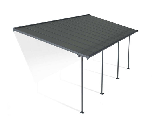 Pérgola adosada Capri 299x735 cm gris Canopia by Palram