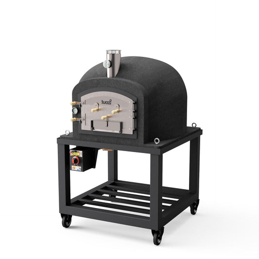 Horno Kitaway con quemador y base metálica Tuozi