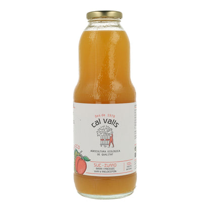 Zumo de Melocotón y Uva ECO Cal Valls 1L