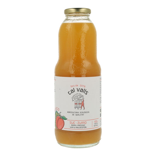 Zumo de Melocotón y Uva ECO Cal Valls 1L