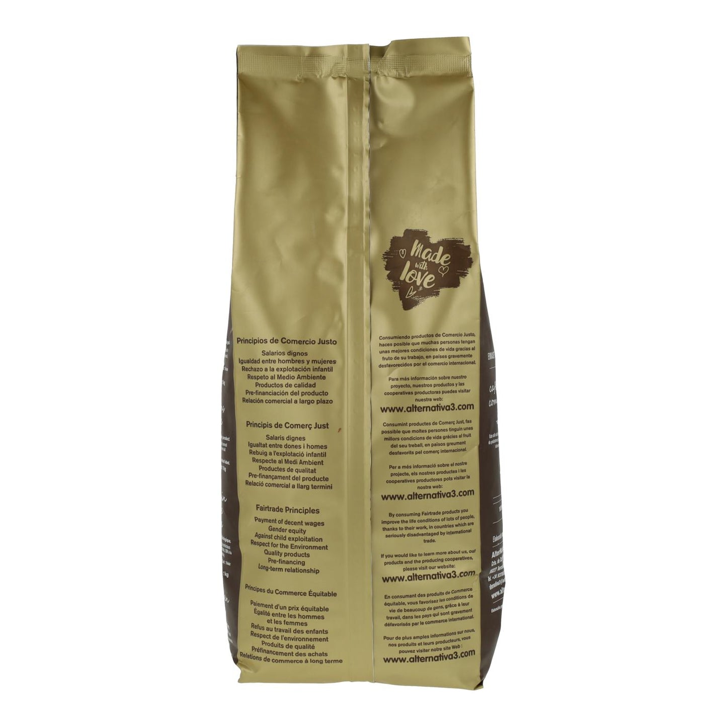 Café en grano 100% Arábica Colombia Bio Alternativa 1kg