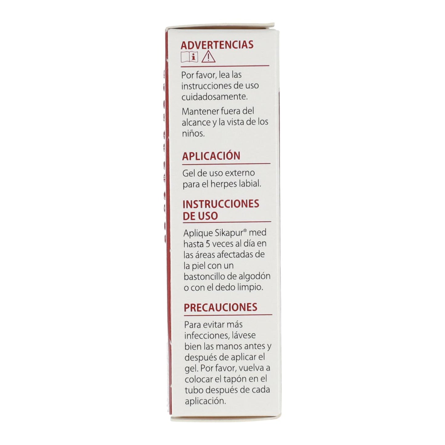 Sikapur Herpes Labial 2g  Vitae 10 2g