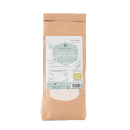 Harina de Trigo Sarraceno Sin Gluten ECO Planeta Huerto 500g