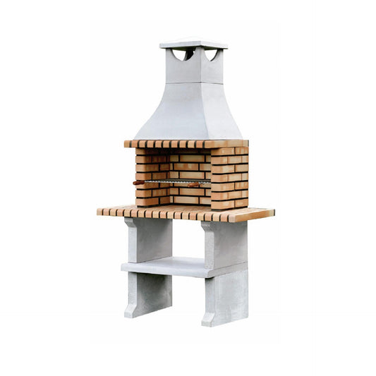 Barbacoa Nápoles XL con 2 mini bancadas Movelar