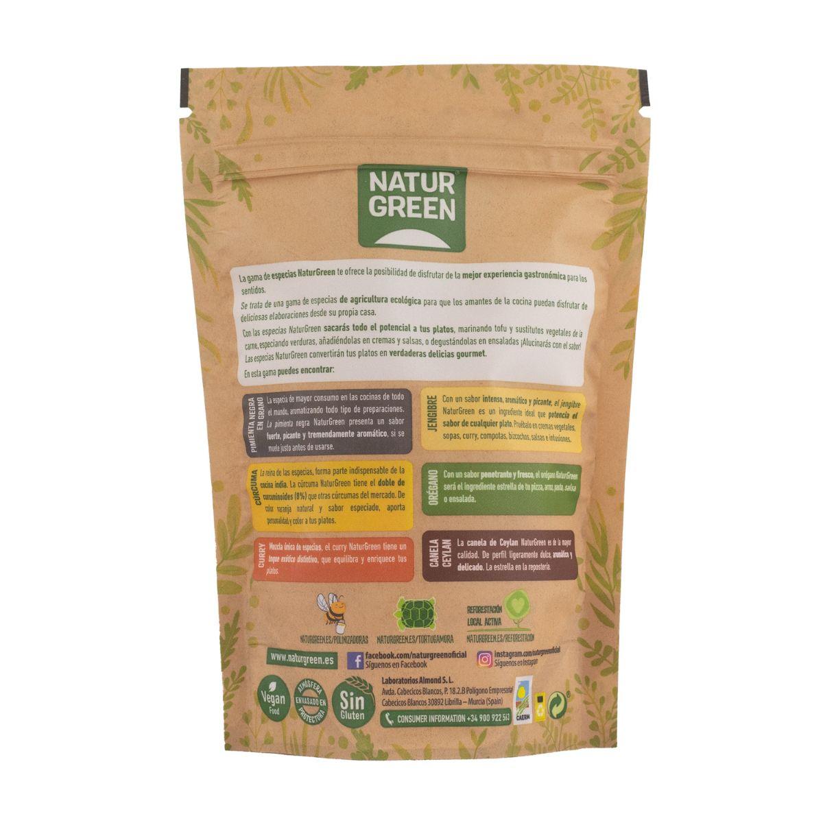 Jengibre Molido Bio NaturGreen 100 g