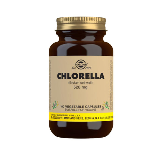 Chlorella (De Pared Celular Rota), 100 cápsulas de 520mg