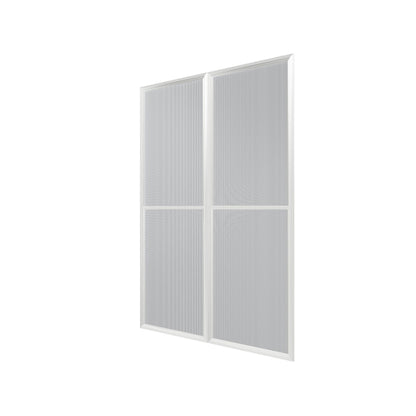 kit de puerta mosquitera para Ledro / Garda / Sanremo blanca