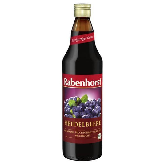 Zumo Arándano azul silvestre ECO Rabenhorst, 330 ml