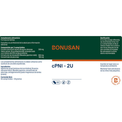 Bonusa cPNI – 2U 60 comprimidos