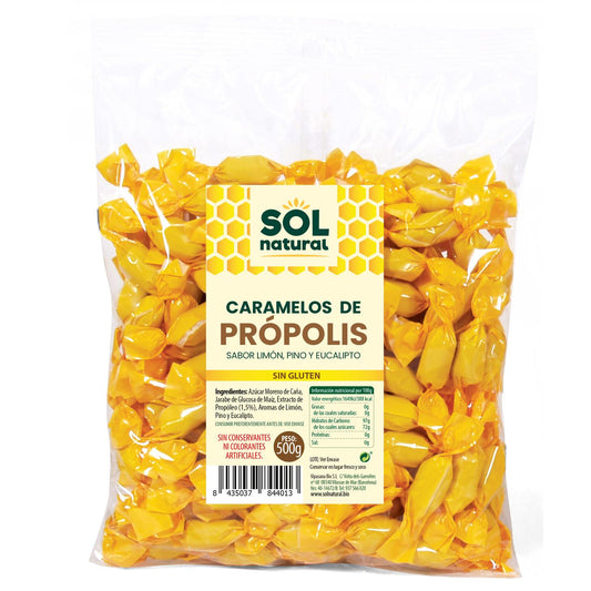 Caramelos de própolis Sol Natural 50 gr