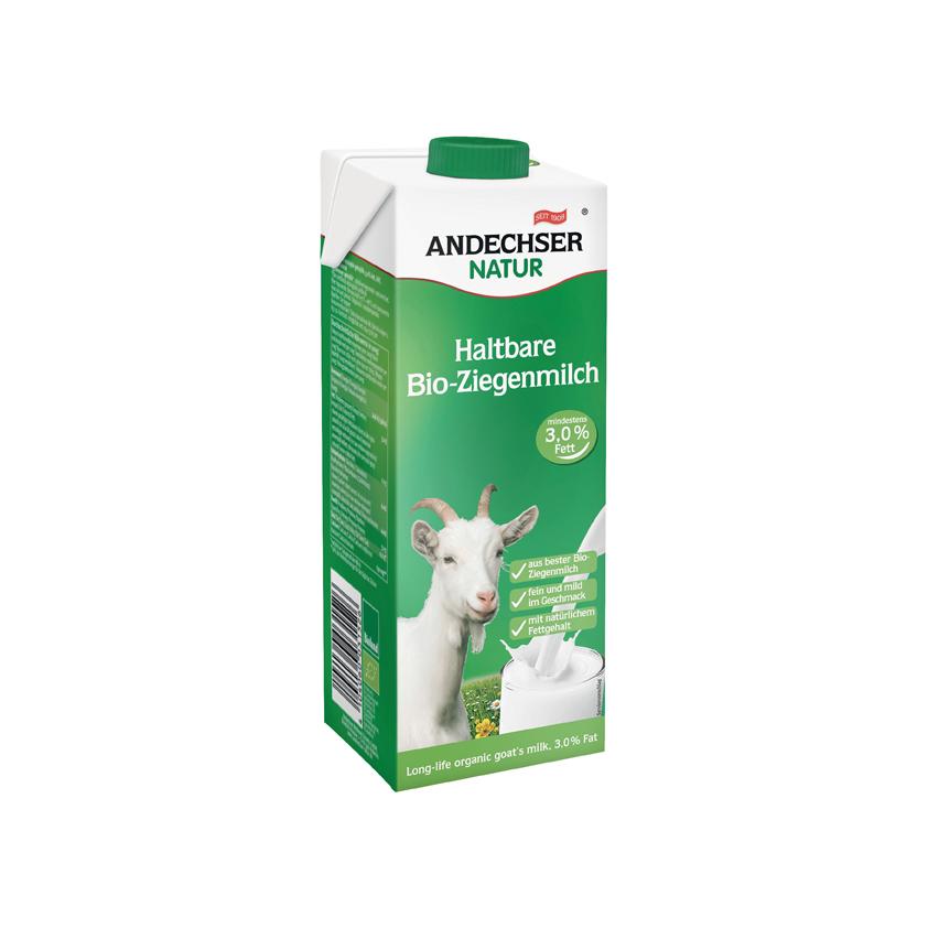 Leche de cabra min 3% materia grasa Bio, 1L