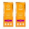 Pack 2x Tinte rubio miel amanecer, Khadi, 100 g