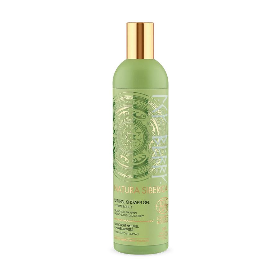 Gel de ducha natural bayas heladas Natura Siberica 400 ml