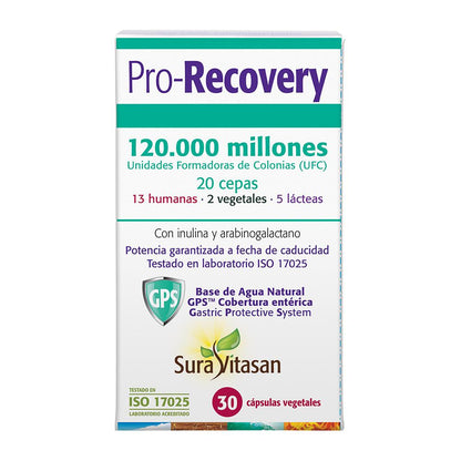 Pro Recovery 30 Cápsulas Sura Vitasan