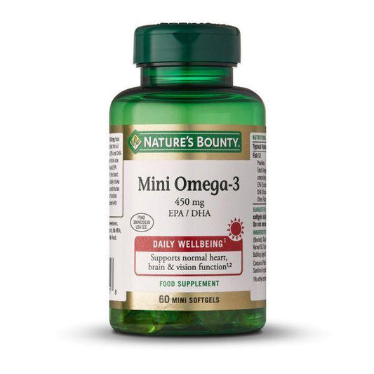 Mini Omega-3 60 mini cápsulas Nature's Bounty