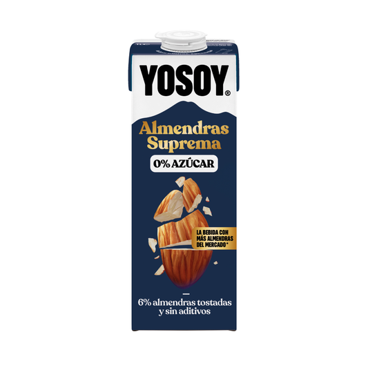 Bebida de Almendras Suprema sin azúcar YOSOY 1L