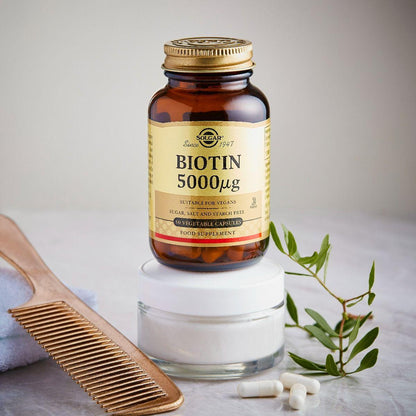 Biotina 5000mcg 100Cap Solgar