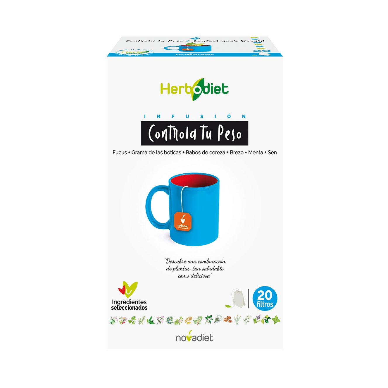 Herbodiet Controla Tu Peso Novadiet, 20 bolsitas