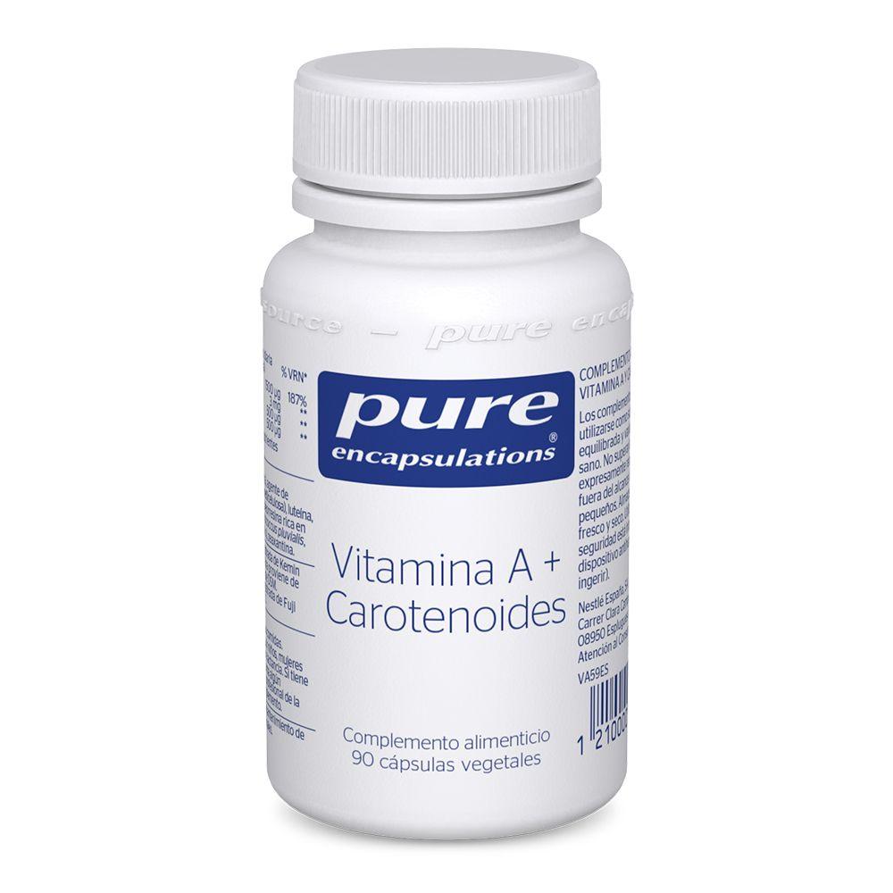 Vitamina A+ Carotenoides 90cap Pure Encapsulations