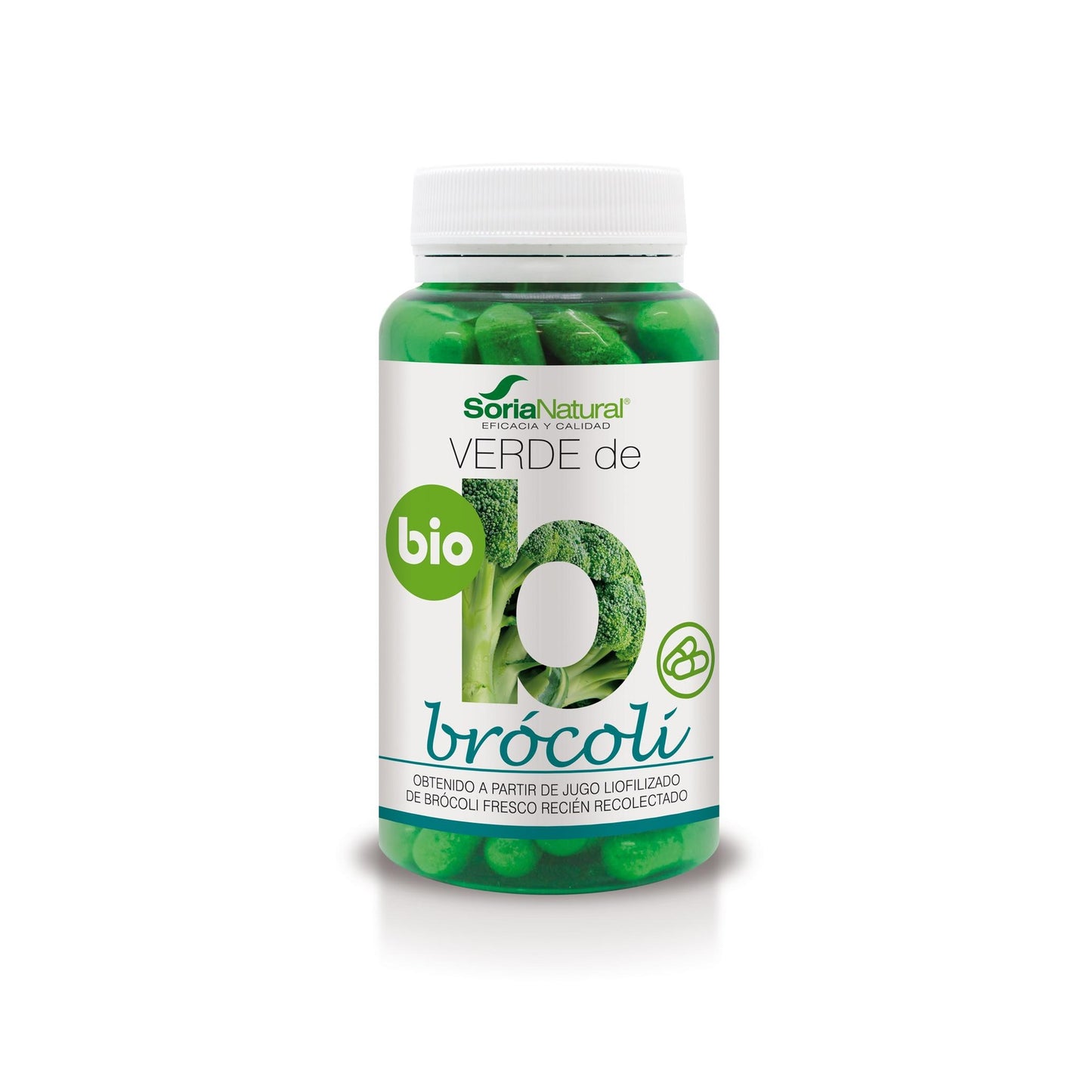 Verde de Brócoli Soria Natural 80 cápsulas