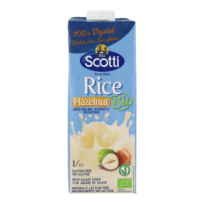 Pack x 6 Bebida BIO arroz y avellanas Scotti 1 L