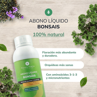Abono Líquido Bonsáis Planeta Huerto 1 l