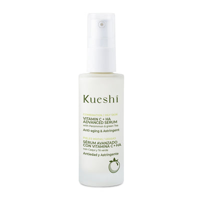 Sérum avanzado de ácido hialurónico con vitamina C + HA y caqui Kueshi 30 ml