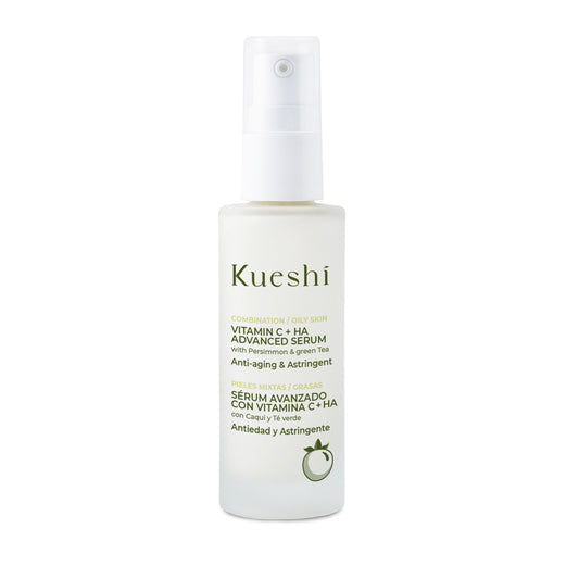 Sérum avanzado de ácido hialurónico con vitamina C + HA y caqui Kueshi 30 ml