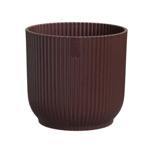 Macetero reciclado Winery rojo burdeos Elho 16 cm